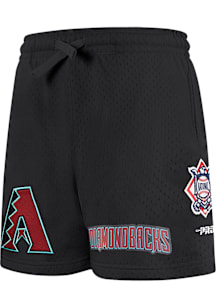 Pro Standard Arizona Diamondbacks Youth Black Mesh Short Shorts