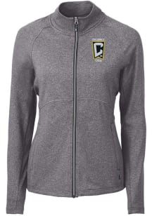 Cutter and Buck Columbus Crew Womens Black Adapt Eco Knit Light Weight Jacket