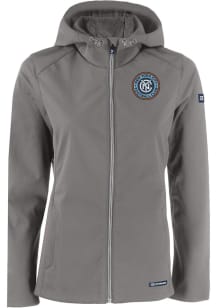 Cutter and Buck New York City FC Womens Graphite Evoke Light Weight Jacket