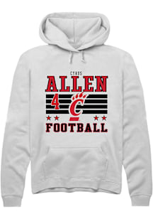 Cyrus Allen Cincinnati Bearcats Mens White Football NIL Striped Player Hood
