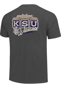 K-State Wildcats Charcoal comfort colors Short Sleeve T Shirt
