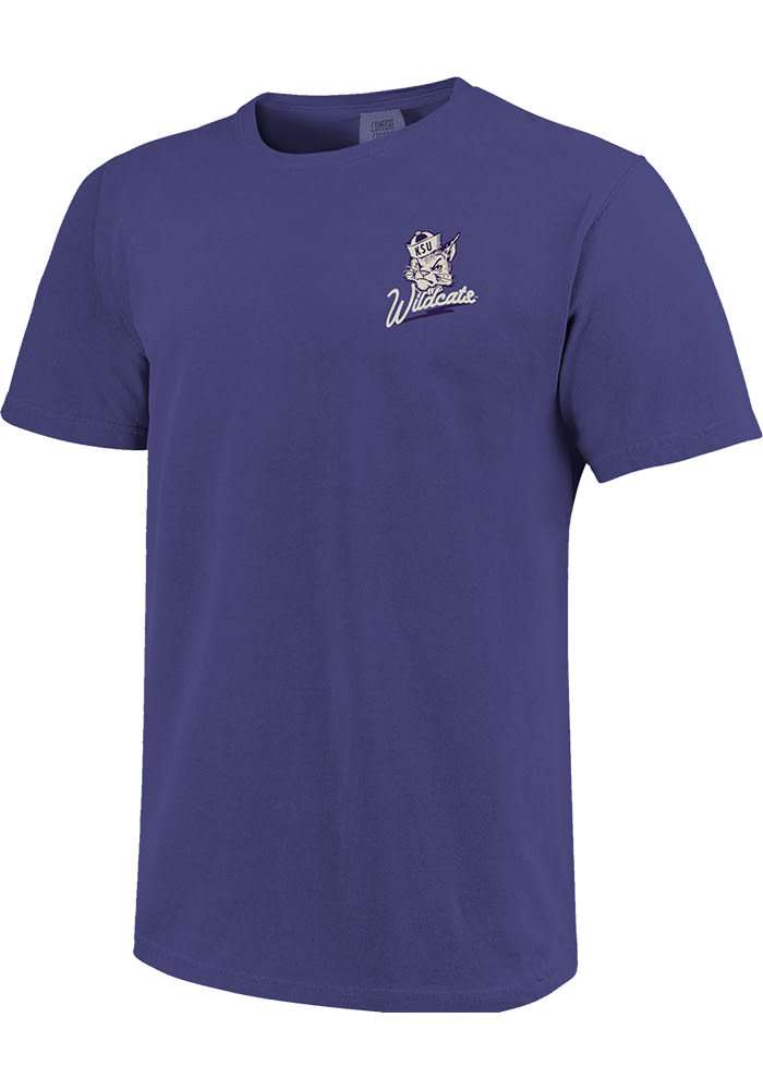 K-State Wildcats Purple Comfort Colors Short Sleeve T Shirt