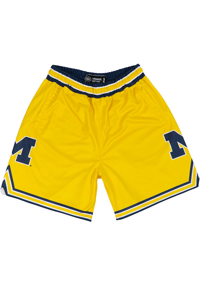 Michigan Wolverines YELLOW Game Active Shorts