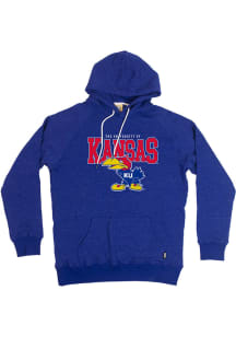 Kansas Jayhawks Mens Blue Vault Fashion Hood