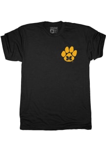 Missouri Tigers Black Legacy Collection Wordmark Paw Short Sleeve Fashion T Shirt
