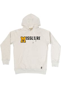Missouri Tigers Mens Oatmeal Legacy Collection Wordmark Fashion Hood