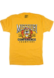 Missouri Tigers Gold Legacy Collection Basketball Short Sleeve Fashion T Shirt