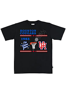 SLAM Houston Cougars Black 83 Phi Slama Jama Basketball Short Sleeve T Shirt