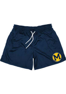Mens Navy Blue Michigan Wolverines Lifestyle Shorts