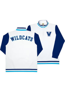 Villanova Wildcats Mens White Pullover Long Sleeve 1/4 Zip Pullover
