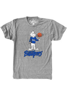 Saint Louis Billikens Grey Basketball Short Sleeve Fashion T Shirt