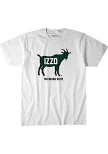 Tom Izzo Michigan State Spartans White Tom Izzo Basketball Goat Tee Short Sleeve Fashion Player T..