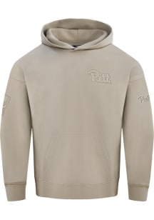 Mens Pitt Panthers Tan Pro Standard Neutral Long Sleeve Fashion Hood