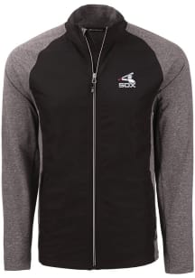 Cutter and Buck Chicago White Sox Mens Black Cooperstown  Adapt Eco Big and Tall Light Weight Jack..