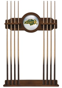 North Dakota State Bison Solid Wood Cue Rack Pool Table
