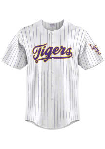ProSphere LSU Tigers Youth White Stripes Baseball Jersey