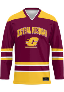ProSphere  Central Michigan Chippewas Mens Maroon Replica Hockey Jersey