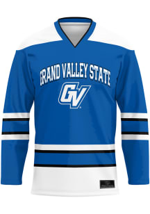 ProSphere  Grand Valley State Lakers Mens Blue Replica Hockey Jersey