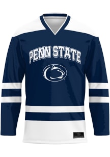 ProSphere  Penn State Nittany Lions Mens Navy Blue Replica Hockey Jersey