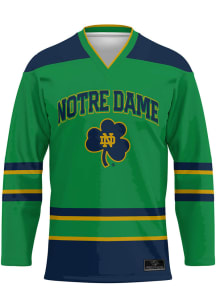 ProSphere  Notre Dame Fighting Irish Mens Green Replica Hockey Hockey Jersey