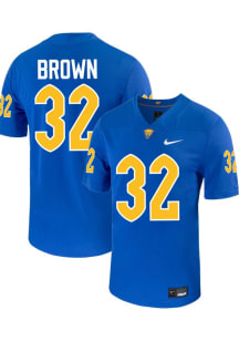 Truitt Brown  Mens Blue Pitt Panthers Football Name And Number Football Jersey