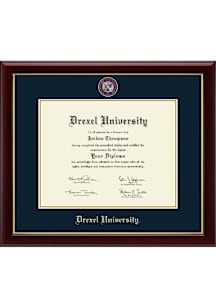 Drexel Dragons Team Logo Diploma Frame - Blue