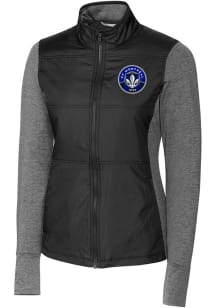 Cutter and Buck Montreal Impact Womens Black Stealth Light Weight Jacket