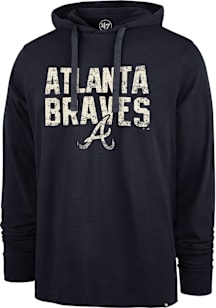 47 Atlanta Braves Mens Blue Erosion Fashion Hood