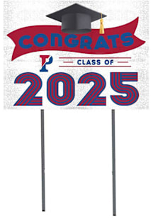 Pennsylvania Quakers KH Sports Fan 18x24 Yard Sign with Stakes Class of 2025 Yard Sign - White