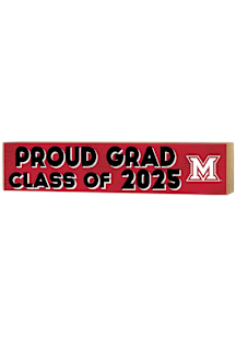 KH Sports Fan Miami RedHawks Class of 2025 graduation graphic Sign - Red
