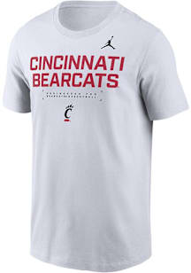 Nike Cincinnati Bearcats White Team Short Sleeve T Shirt