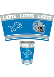Detroit Lions Logo Stripe Waste Basket