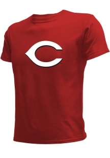 Cincinnati Reds Youth Red Logo Short Sleeve T-Shirt