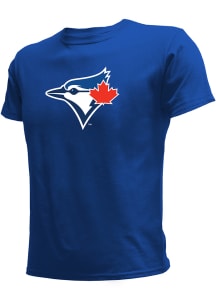 Stitches Toronto Blue Jays Youth Blue Logo Short Sleeve T-Shirt