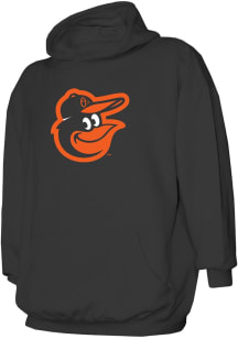 Stitches Baltimore Orioles Youth Black Logo Long Sleeve Hoodie