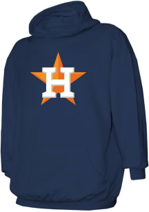 Stitches Houston Astros Youth Navy Blue Logo Long Sleeve Hoodie