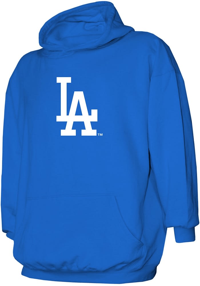 Los Angeles Dodgers Stitches Youth ROYAL Logo Long Sleeve Hoodie