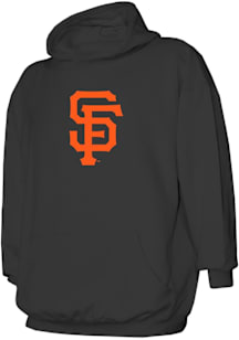 Stitches San Francisco Giants Youth Black Logo Long Sleeve Hoodie