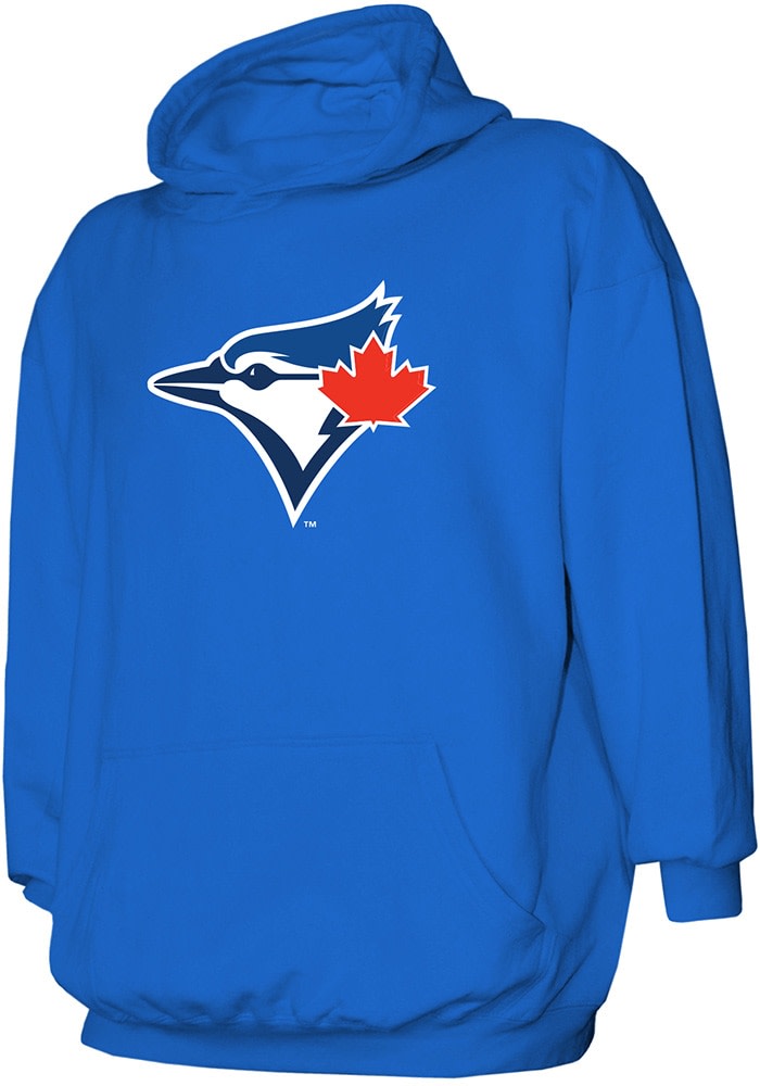 Toronto Blue Jays Stitches Youth ROYAL Logo Long Sleeve Hoodie