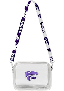 Fanny Fan K-State Wildcats Womens Clear Tote - Purple