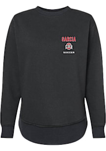 Natalie Garcia  Rally Ohio State Buckeyes Womens Black NIL Embroidered Crew Sweatshirt