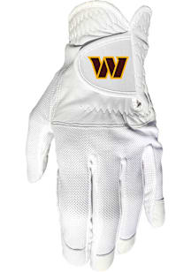 Washington Commanders White Cool Mesh Golf Gloves