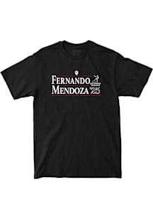 Fernando Mendoza Indiana Hoosiers Black 2025 Heisman Winner Campaign Short Sleeve Fashion Player T..