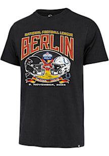 47 Indianapolis Colts Black 2025 Berlin Short Sleeve Fashion T Shirt