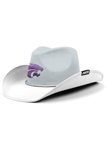 Forever Collectibles K-State Wildcats White Two-Tone Cowboy Hat Mens Cowboy Hat