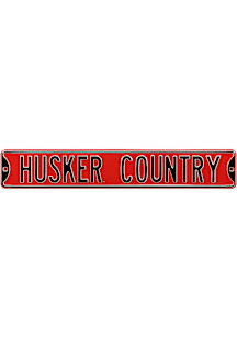 Nebraska Cornhuskers Husker Country Sign - Red