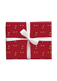 Iowa State Cyclones 6" Heritage Cardinal Wrapping Paper
