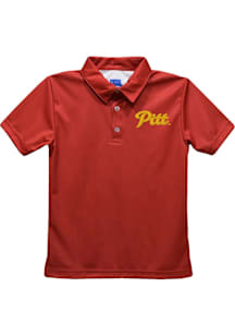 Vive La Fete Pitt State Gorillas Toddler Crimson Team Short Sleeve Polo Shirt