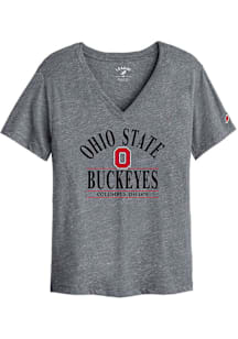 Ohio State Buckeyes Womens Ash Intramural Short Sleeve T-Shirt