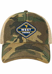 West Virginia Mountaineers Olive Old Favorite Youth Adjustable Hat